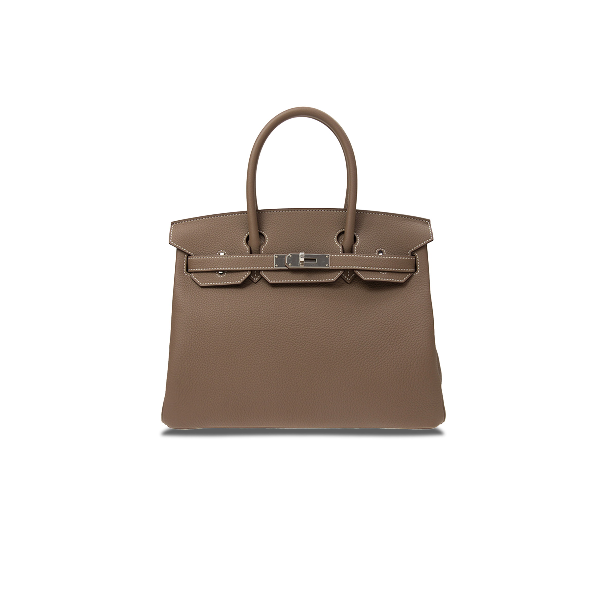 H**mes master birkin 30 elephant grey handbag bk3018tgss (30*23*15cm)